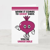 Carte de la fête des pères blague drôle de papa je (Devant)