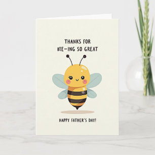 Carte de la Fête des Pères Bumble Bee