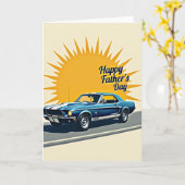 Carte de la Fête des Pères Cerulean Coupe (Fleur jaune)