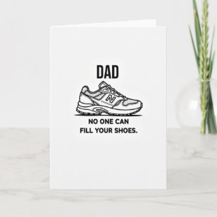 Carte de la Fête des Pères Chaussure Cool