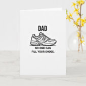 Carte de la Fête des Pères Chaussure Cool (Fleur jaune)
