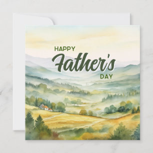 Carte de la Fête des Pères chrétienne avec verset