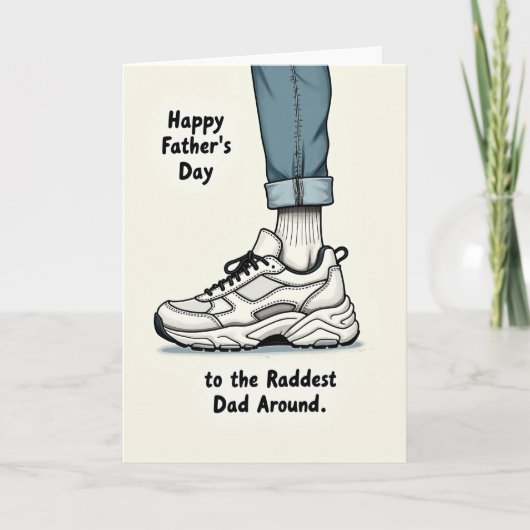 Carte de la Fête des Pères Cool Kicks (Devant)