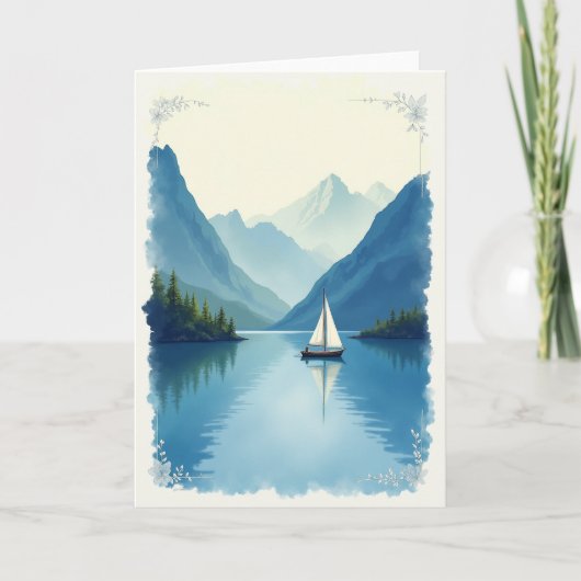 Carte de la Fête des Pères de Mountain Lake (Devant)