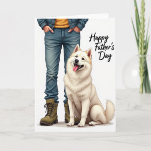 Carte de la Fête des Pères Denim Dad