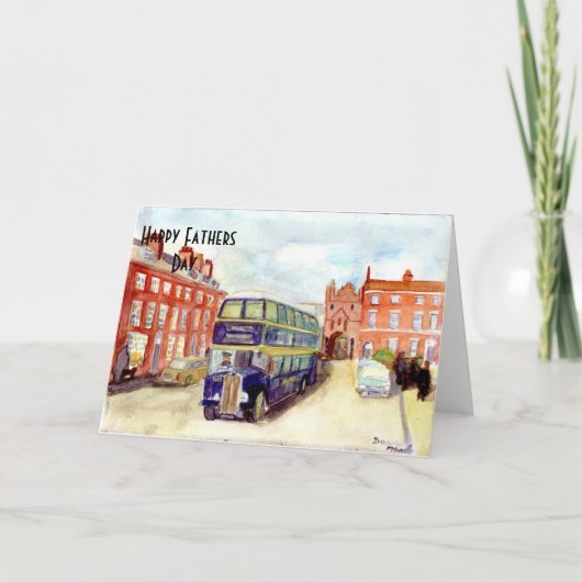 Carte de la Fête des Pères East Yorkshire AEC Rege (Devant)