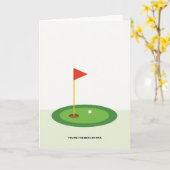 Carte de la Fête des Pères Emerald Golf (Fleur jaune)