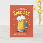 Carte de la Fête des Pères Frothy Mug (Fleur jaune)