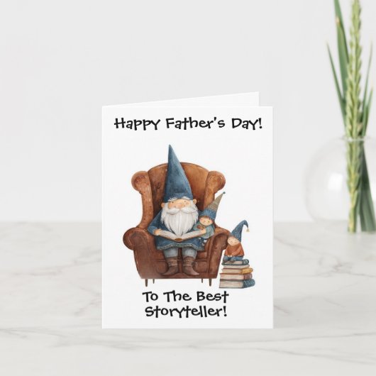 Carte de la Fête des Pères Gnome (Devant)