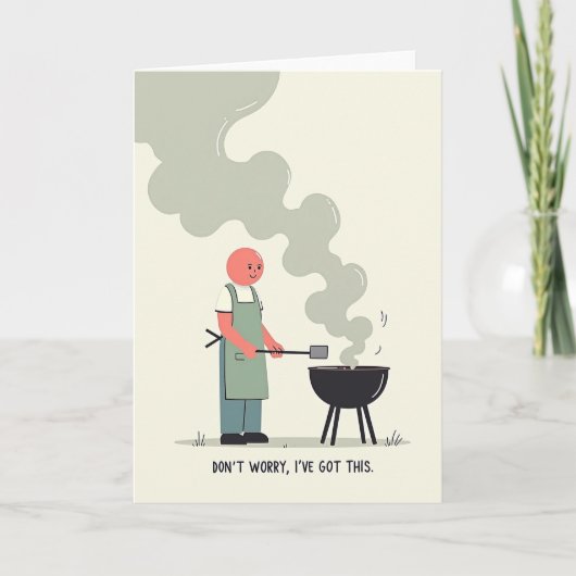 Carte de la Fête des Pères Grillée (Devant)