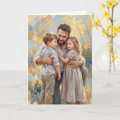 Carte de la Fête des Pères Héritage Durable (Fleur jaune)