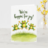 Carte de la Fête des Pères Joyeuse Envolée (Fleur jaune)