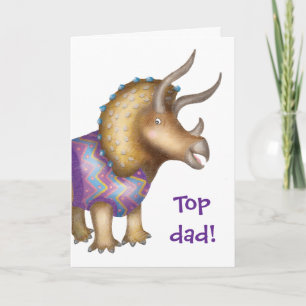Carte de la fête des pères 'Meilleur papa' avec un