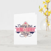 Carte de la fête des pères parfaite (Fleur jaune)