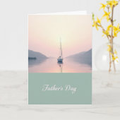Carte de la Fête des Pères pastel (Fleur jaune)