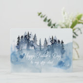 Carte de la Fête des Pères pour beau-père (Debout devant)