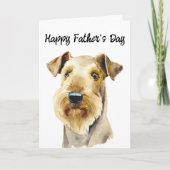 Carte de la Fête des Pères pour papa chien personn (Devant)