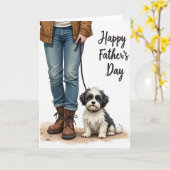Carte de la Fête des Pères pour un Ami Loyal (Fleur jaune)