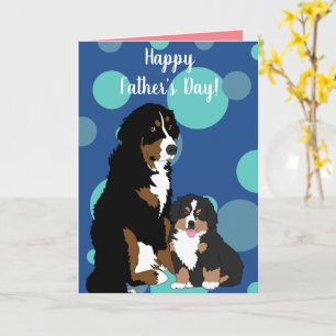 Carte de la Fête des Pères pour un chien de montag