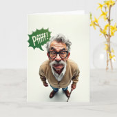 Carte de la Fête des Pères pour un Papi Désemparé (Fleur jaune)