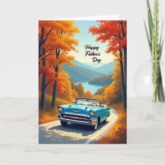 Carte de la Fête des Pères Scenic Route (Devant)