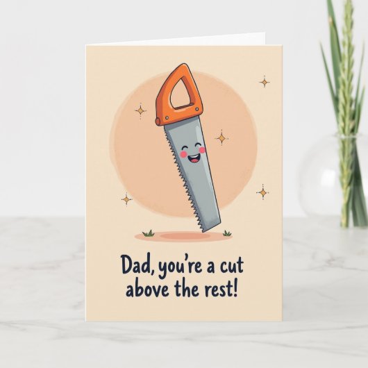 Carte de la Fête des Pères Smiling Tool (Devant)