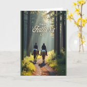 Carte de la Fête des Pères Sunlit Trail (Fleur jaune)