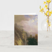 Carte de la Fête des Pères vierge (Fleur jaune)