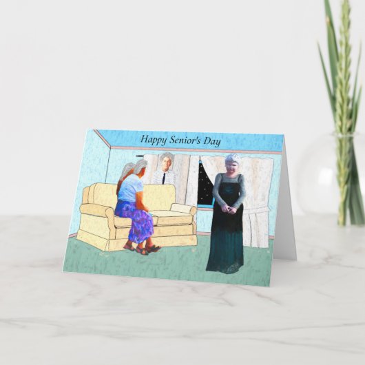 Carte de la Fête des Seniors pour le 21 août (Devant)