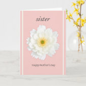 Carte de la Fête des Sœurs à Fleur Blanche (Fleur jaune)