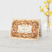 carte de la fête des Tabernacles (chrétien) (Fleur jaune)