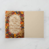 Carte de la Fête des Tabernacles Chrétienne (Intérieur)