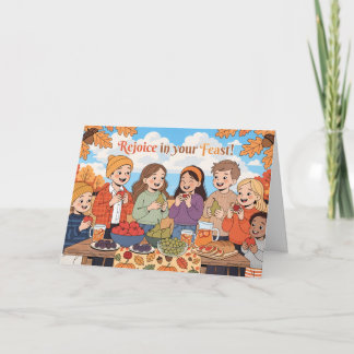Carte de la Fête des Tabernacles pour les Enfants