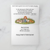 Carte de la Fête des Tabernacles pour les Enfants (Intérieur)