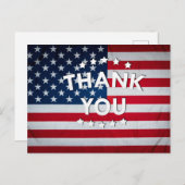 Carte de la fête des vétérans (Devant / Derrière)