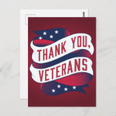 Carte de la fête des vétérans (Devant / Derrière)