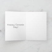 Carte de la Fête du Canada (Intérieur)
