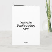 Carte de la Fête du Nouvel An (Dos)