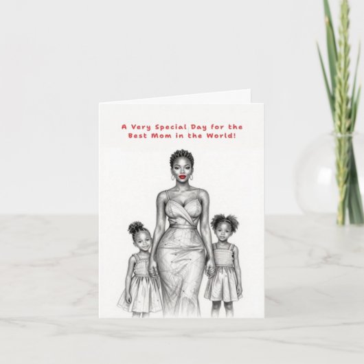 Carte de la fête spéciale de maman (Devant)