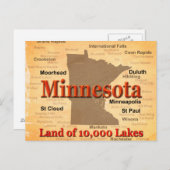 Carte de la Fierté d'État du Minnesota (Devant / Derrière)