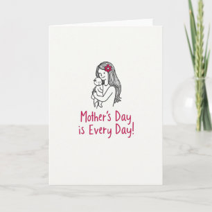 Carte de la Fleur Mère Fuchsia
