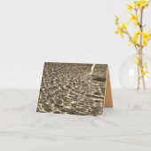 Carte de la fontaine sépia (Fleur jaune)