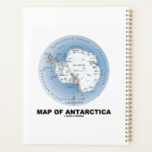 Carte De La Géographie De L'Antarctique (Dos)