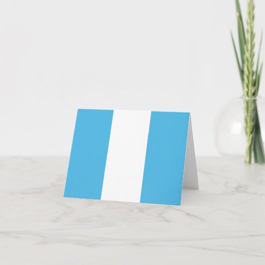 Carte de la Guatemala avec son drapeau (Devant)