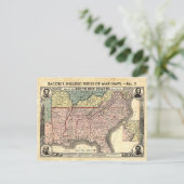 Carte de la guerre civile des États du Sud (Debout devant)