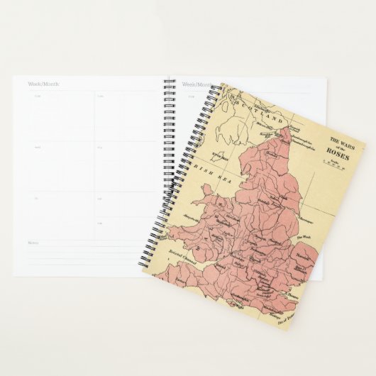 Carte de la guerre des Roses (Devant avec enveloppe)