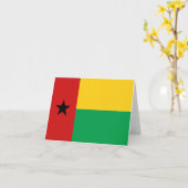 Carte de la Guinée-Bissau (Fleur jaune)