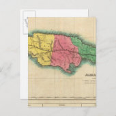 Carte De La Jamaïque (Devant / Derrière)