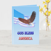 Carte de la Journée commémorative de l'Amérique de (Fleur jaune)