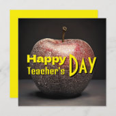 Carte de la Journée d'appréciation des enseignants (Devant / Derrière)